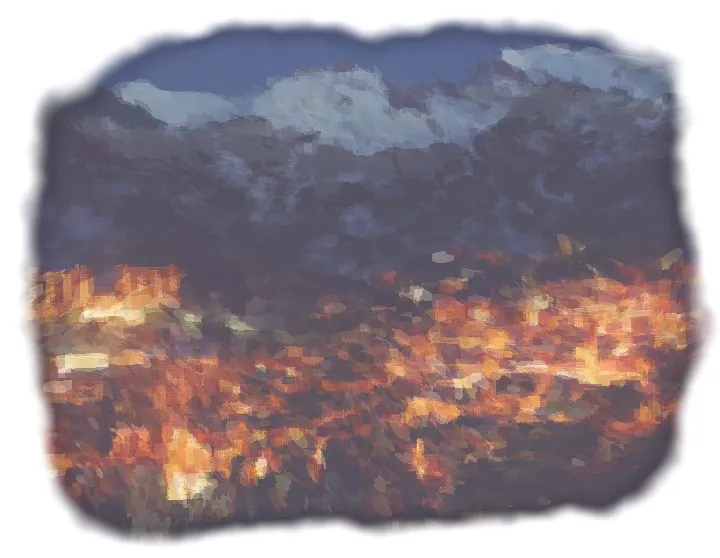Limone Piemonte, ad acquerello